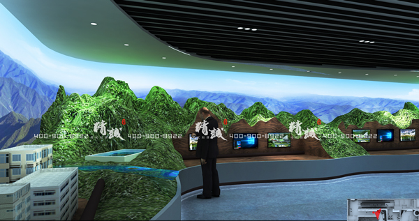 引漢濟渭展廳設計效果圖 引漢濟渭展廳設計效果圖