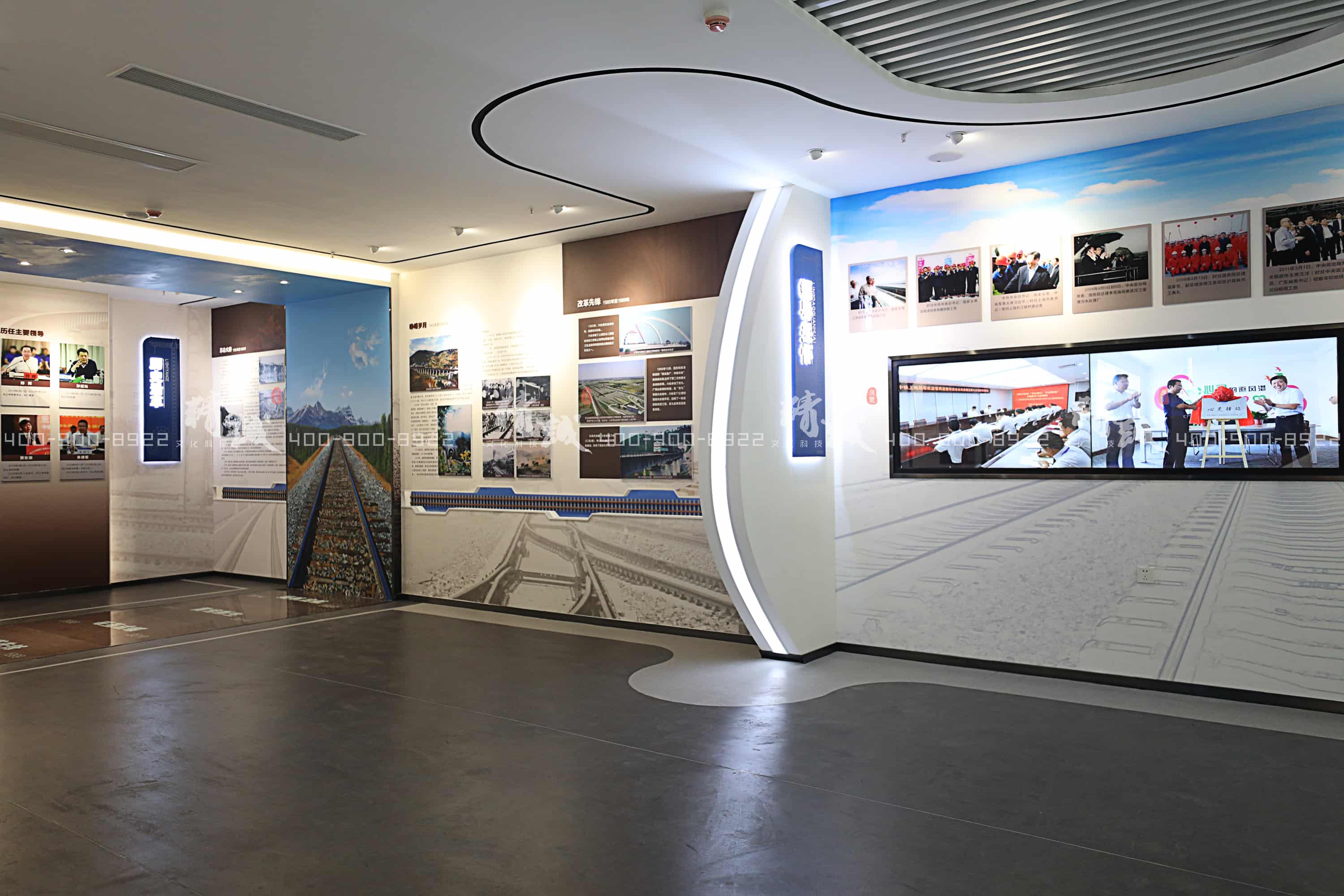 中鐵上海局七公司企業展廳 中鐵上海局七公司企業展廳