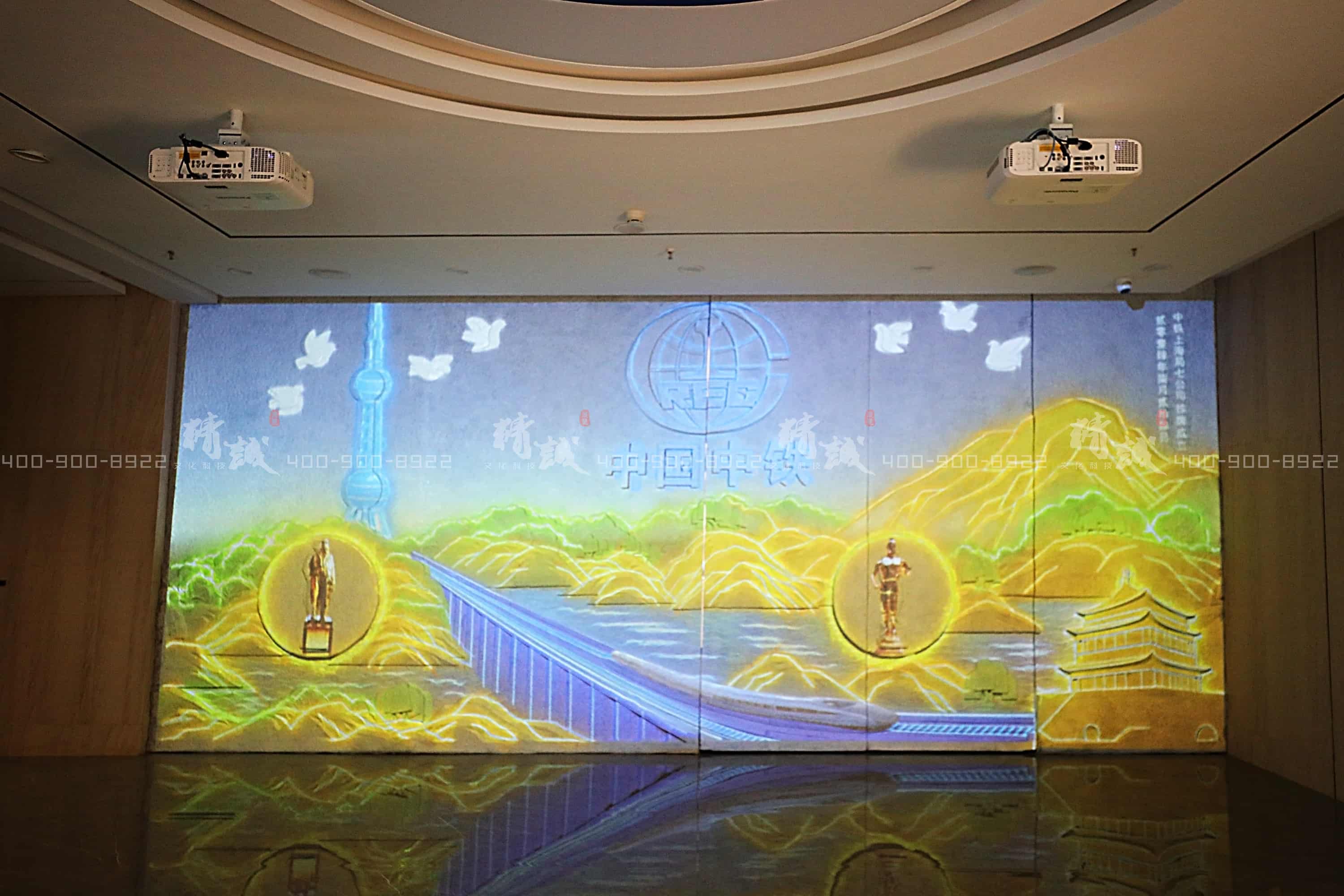 中鐵上海局七公司企業展廳 中鐵上海局七公司企業展廳